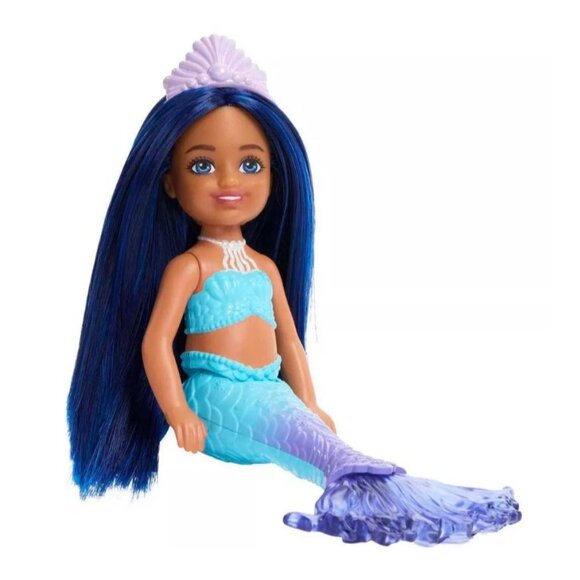 Barbie Chelsea Mermaid Doll with Blue Hair 6.4″ Bath‑Friendly Toy 3pk - Picture 4 of 8